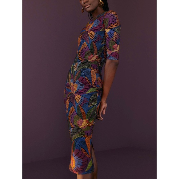 FARM Rio Dresses & Skirts - FARM Rio | Dotted Macaws Lenzing™ Ecovero™ Viscose Dress